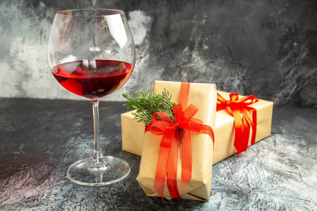 regalos con botellas de vino para mujer
